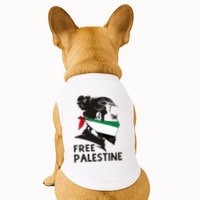 Free Palestine Flag Save Gaza End Occupation Palestinian Doggie Tank