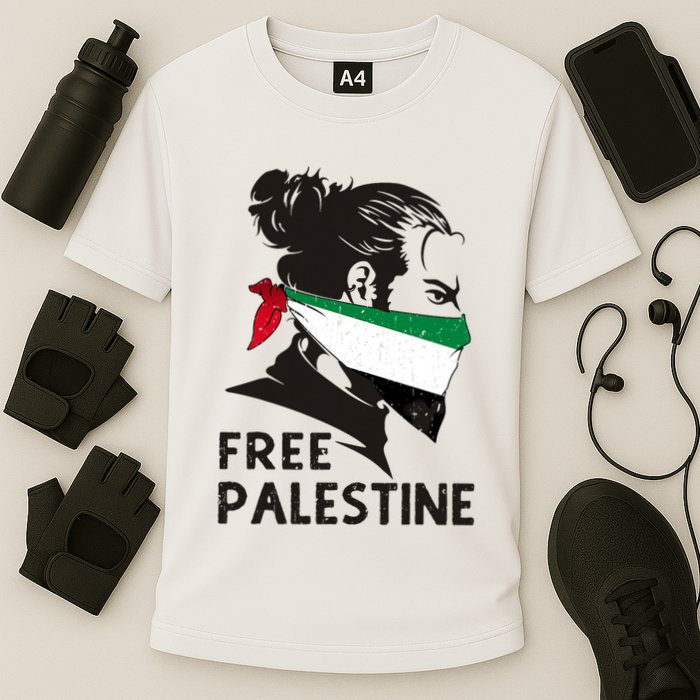 Free Palestine Flag Save Gaza End Occupation Palestinian Performance Shirt