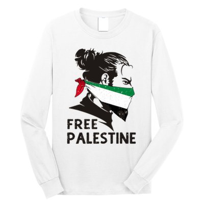 Free Palestine Flag Save Gaza End Occupation Palestinian Long Sleeve Shirt