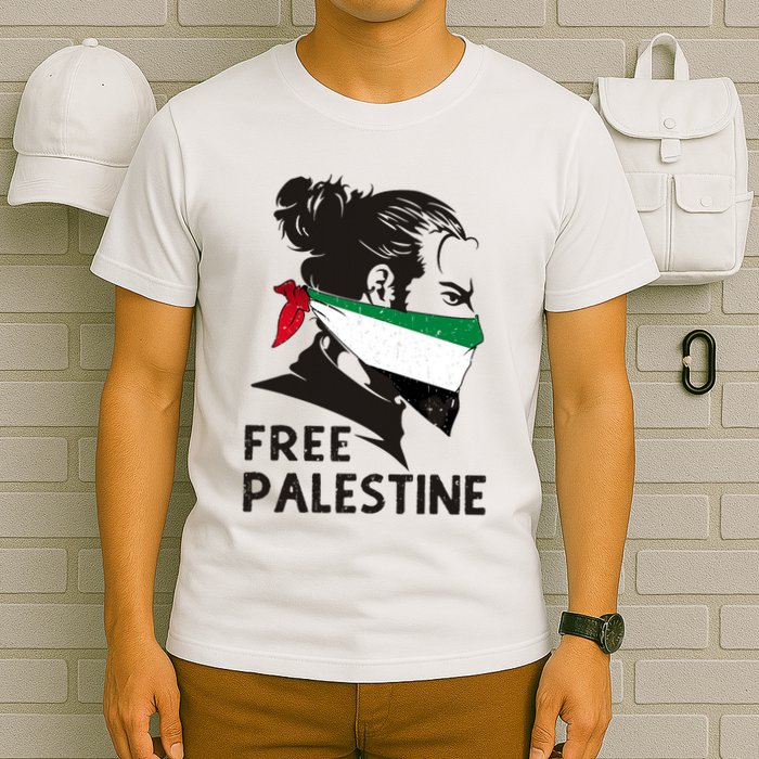 Free Palestine Flag Save Gaza End Occupation Palestinian T-Shirt