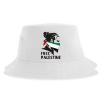 Free Palestine Flag Save Gaza End Occupation Palestinian Sustainable Bucket Hat