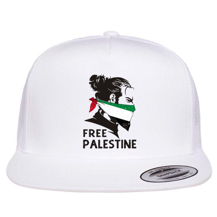 Free Palestine Flag Save Gaza End Occupation Palestinian Flatbill Hat