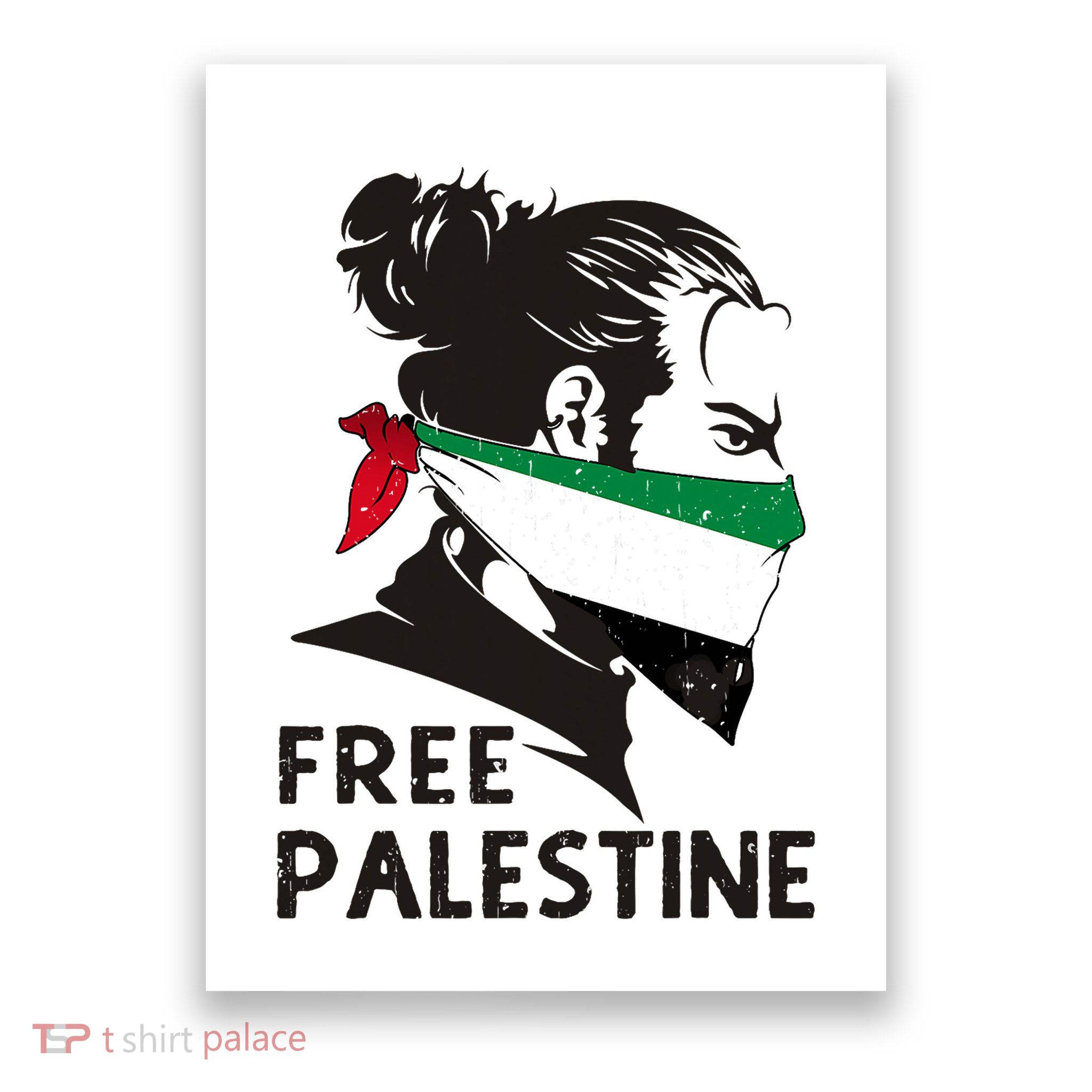 Free Palestine Flag Save Gaza End Occupation Palestinian Poster