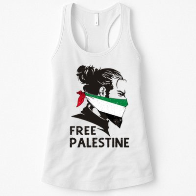 Free Palestine Flag Save Gaza End Occupation Palestinian Womens Tank Top