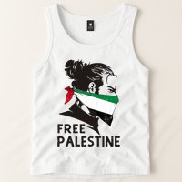 Free Palestine Flag Save Gaza End Occupation Palestinian Tank Top