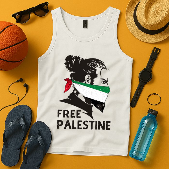 Free Palestine Flag Save Gaza End Occupation Palestinian Tank Top