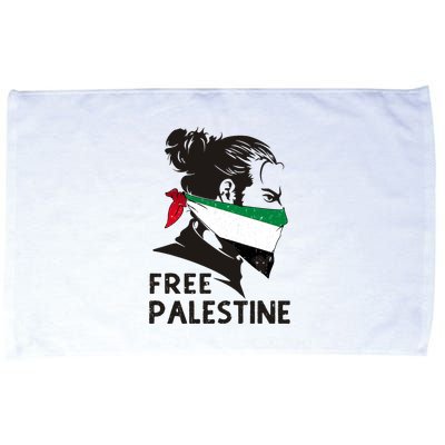 Free Palestine Flag Save Gaza End Occupation Palestinian Microfiber Hand Towel