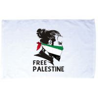 Free Palestine Flag Save Gaza End Occupation Palestinian Microfiber Hand Towel