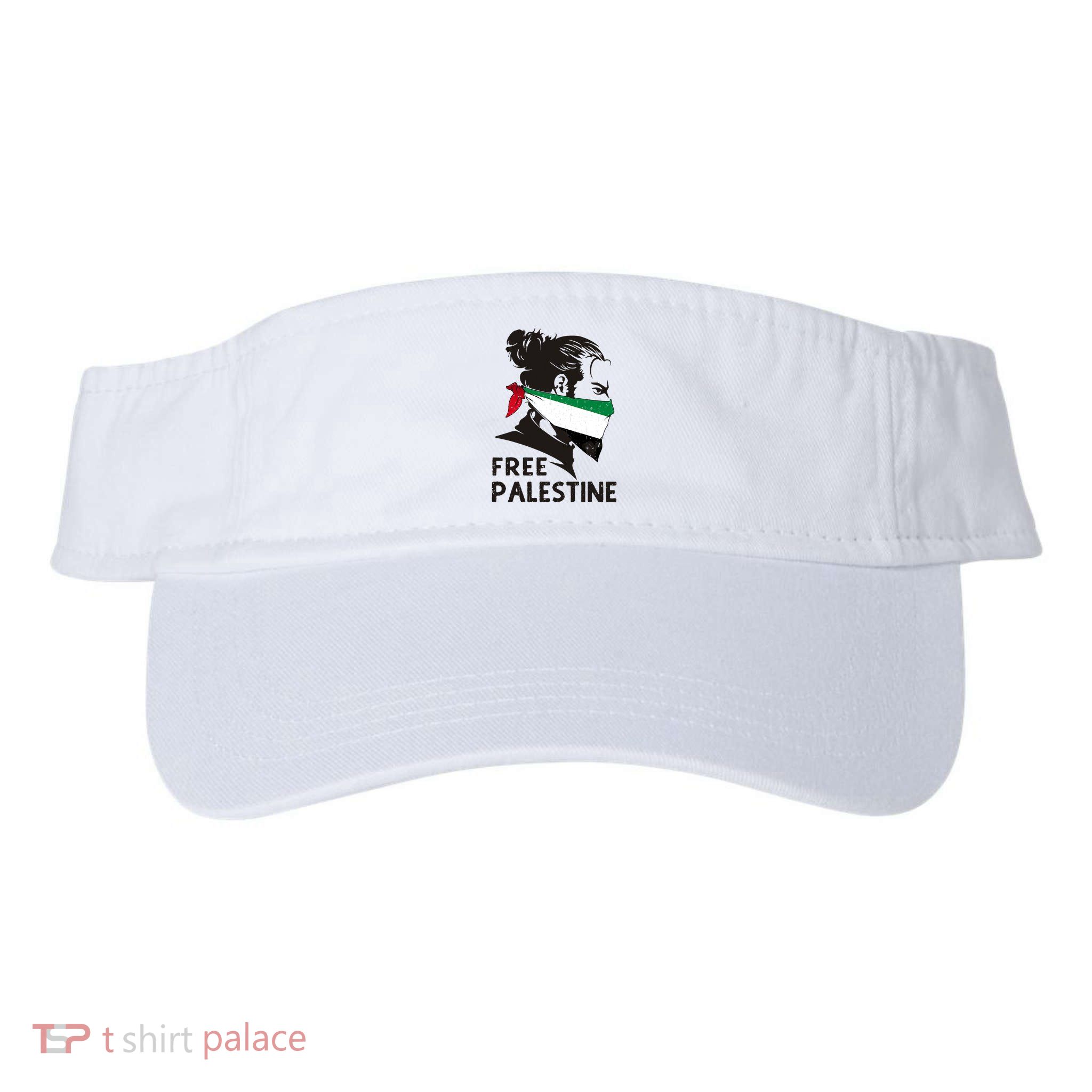 Free Palestine Flag Save Gaza End Occupation Palestinian Visor