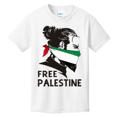 Free Palestine Flag Save Gaza End Occupation Palestinian Kids T-Shirt