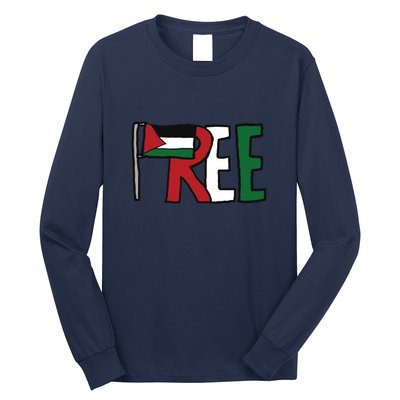 Free Palestine Long Sleeve Shirt