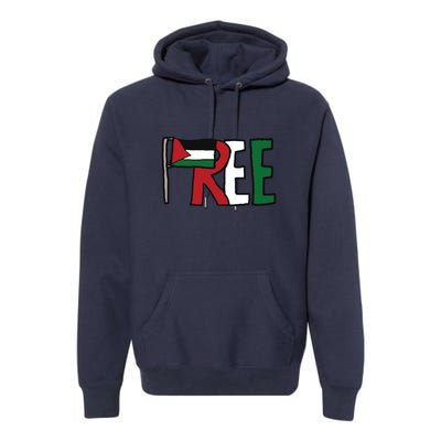 Free Palestine Premium Hoodie