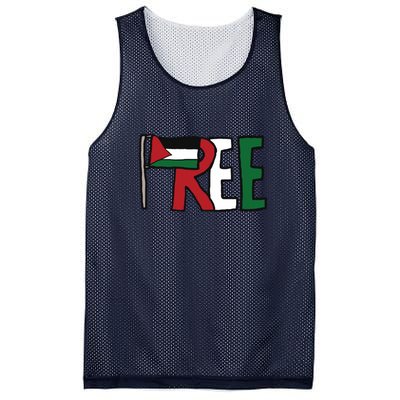 Free Palestine Mesh Reversible Basketball Jersey Tank