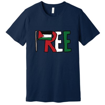 Free Palestine Premium T-Shirt