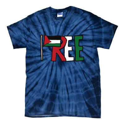 Free Palestine Tie-Dye T-Shirt