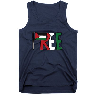 Free Palestine Tank Top