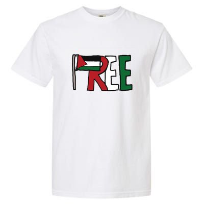 Free Palestine Garment-Dyed Heavyweight T-Shirt