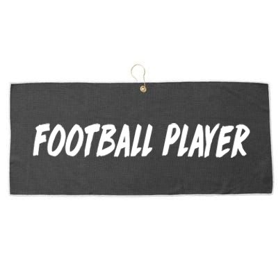 Football Player Large Microfiber Waffle Golf Towel