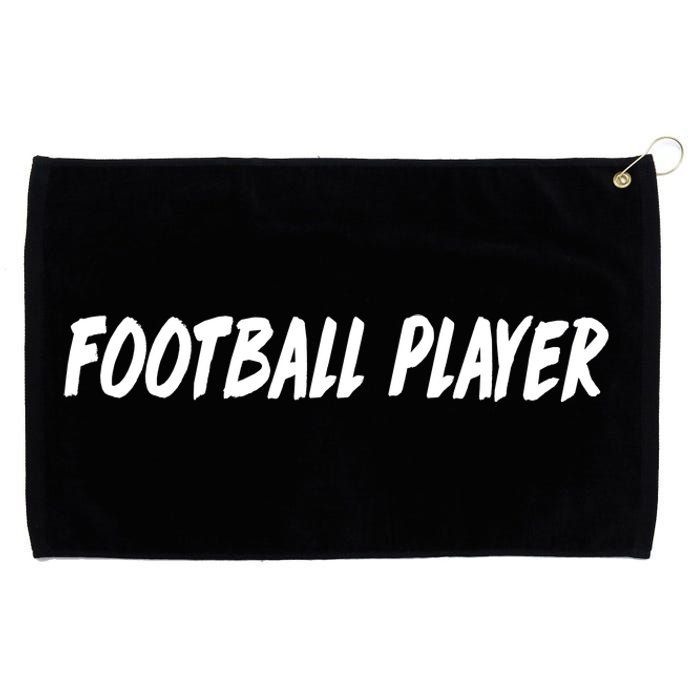 Football Player Grommeted Golf Towel