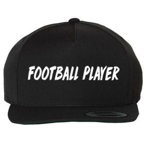 Football Player Wool Snapback Cap