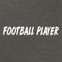 Football Player Cotton Canvas Backpack