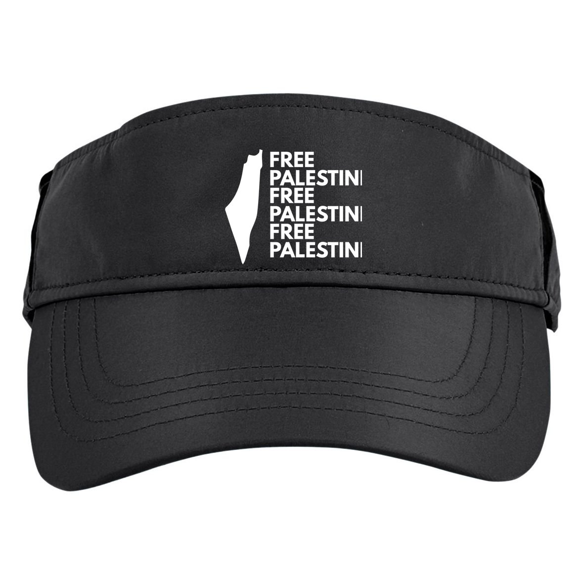 Free Palestine Adult Drive Performance Visor