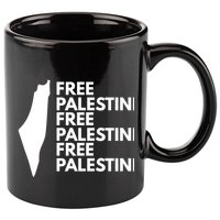 Free Palestine 11oz C Handle Ceramic Mug
