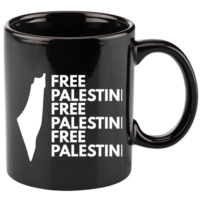 Free Palestine 11oz C Handle Ceramic Mug