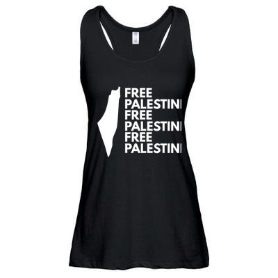 Free Palestine Ladies Essential Flowy Tank