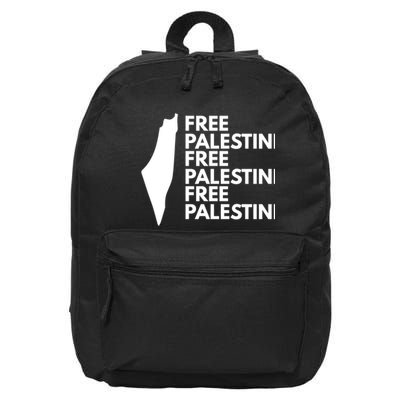 Free Palestine 16 in Basic Backpack
