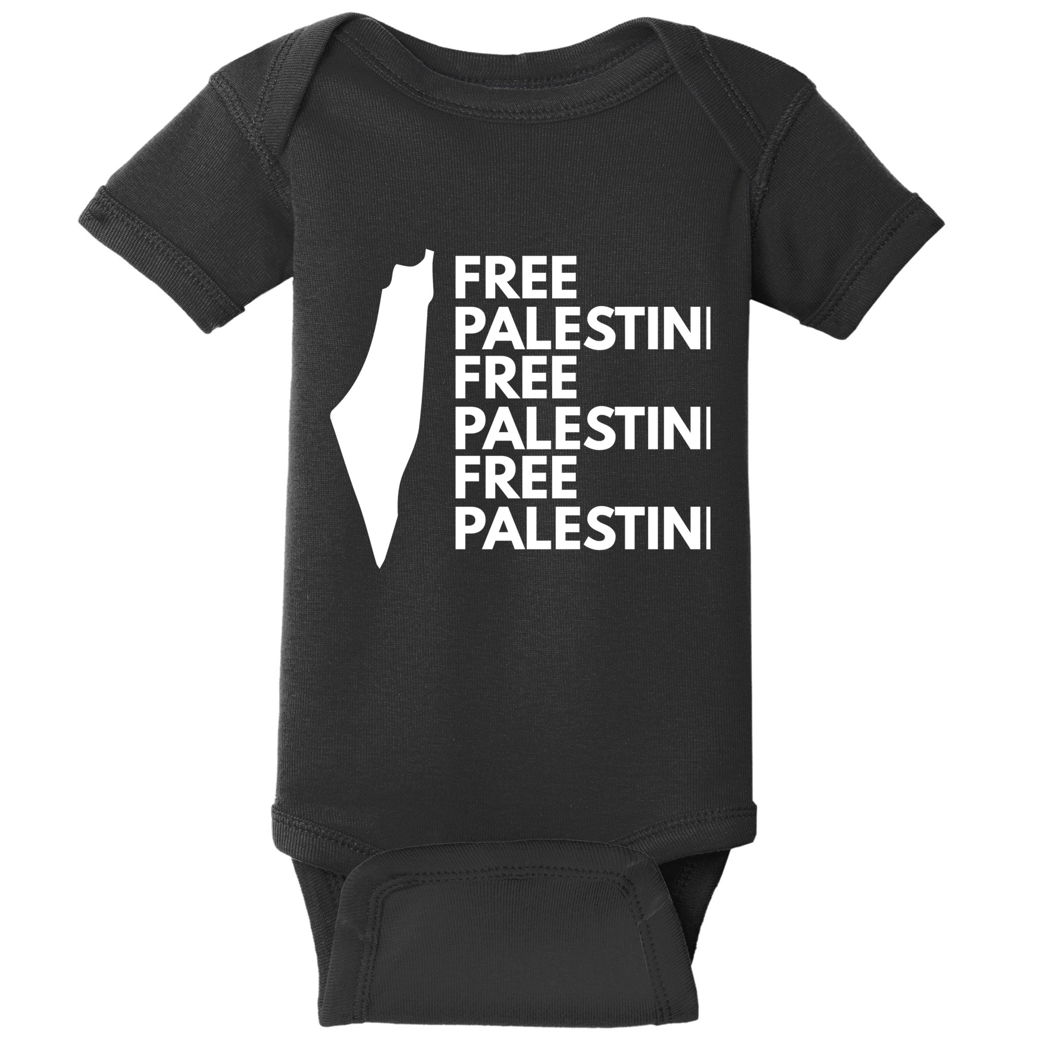 Free Palestine Baby Bodysuit