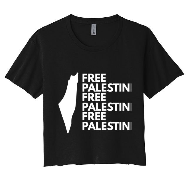 Free Palestine Crop Top