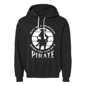 Funny Pirate Freebooter Buccaneer Caribbean Adventure Garment-Dyed Fleece Hoodie