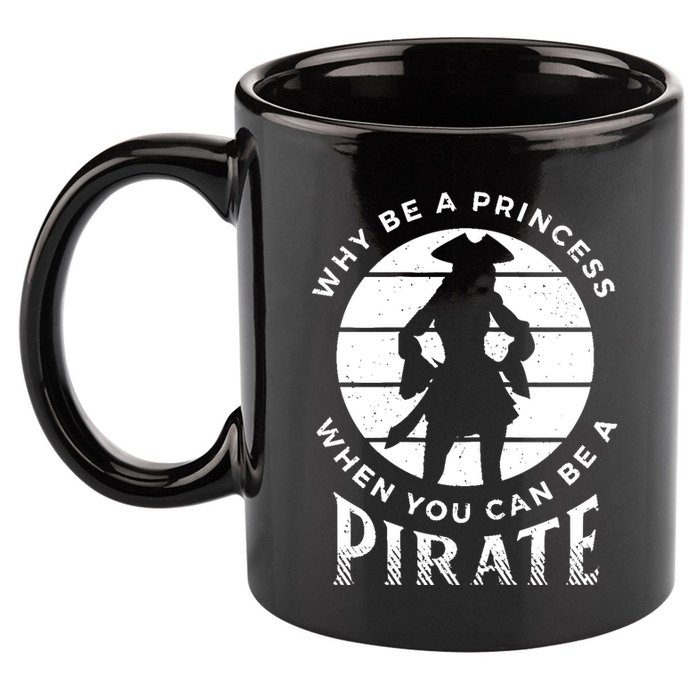 Funny Pirate Freebooter Buccaneer Caribbean Adventure 11oz C Handle Ceramic Mug