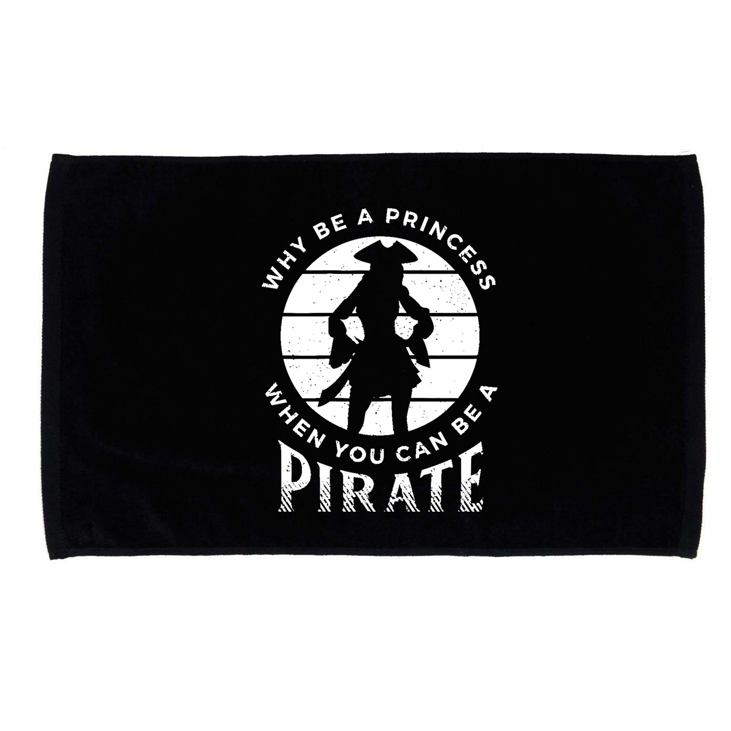 Funny Pirate Freebooter Buccaneer Caribbean Adventure Microfiber Hand Towel