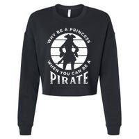 Funny Pirate Freebooter Buccaneer Caribbean Adventure Cropped Pullover Crew