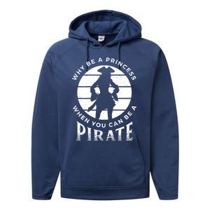 Funny Pirate Freebooter Buccaneer Caribbean Adventure Performance Fleece Hoodie