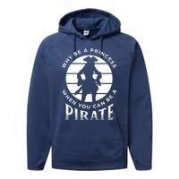 Funny Pirate Freebooter Buccaneer Caribbean Adventure Performance Fleece Hoodie