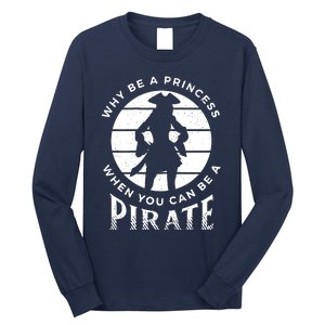 Funny Pirate Freebooter Buccaneer Caribbean Adventure Long Sleeve Shirt