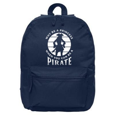 Funny Pirate Freebooter Buccaneer Caribbean Adventure 16 in Basic Backpack