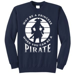 Funny Pirate Freebooter Buccaneer Caribbean Adventure Tall Sweatshirt