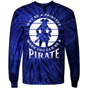 Funny Pirate Freebooter Buccaneer Caribbean Adventure Tie-Dye Long Sleeve Shirt