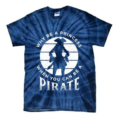 Funny Pirate Freebooter Buccaneer Caribbean Adventure Tie-Dye T-Shirt