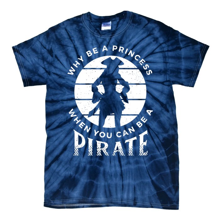 Funny Pirate Freebooter Buccaneer Caribbean Adventure Tie-Dye T-Shirt