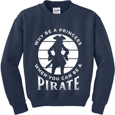 Funny Pirate Freebooter Buccaneer Caribbean Adventure Kids Sweatshirt
