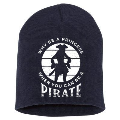 Funny Pirate Freebooter Buccaneer Caribbean Adventure Short Acrylic Beanie