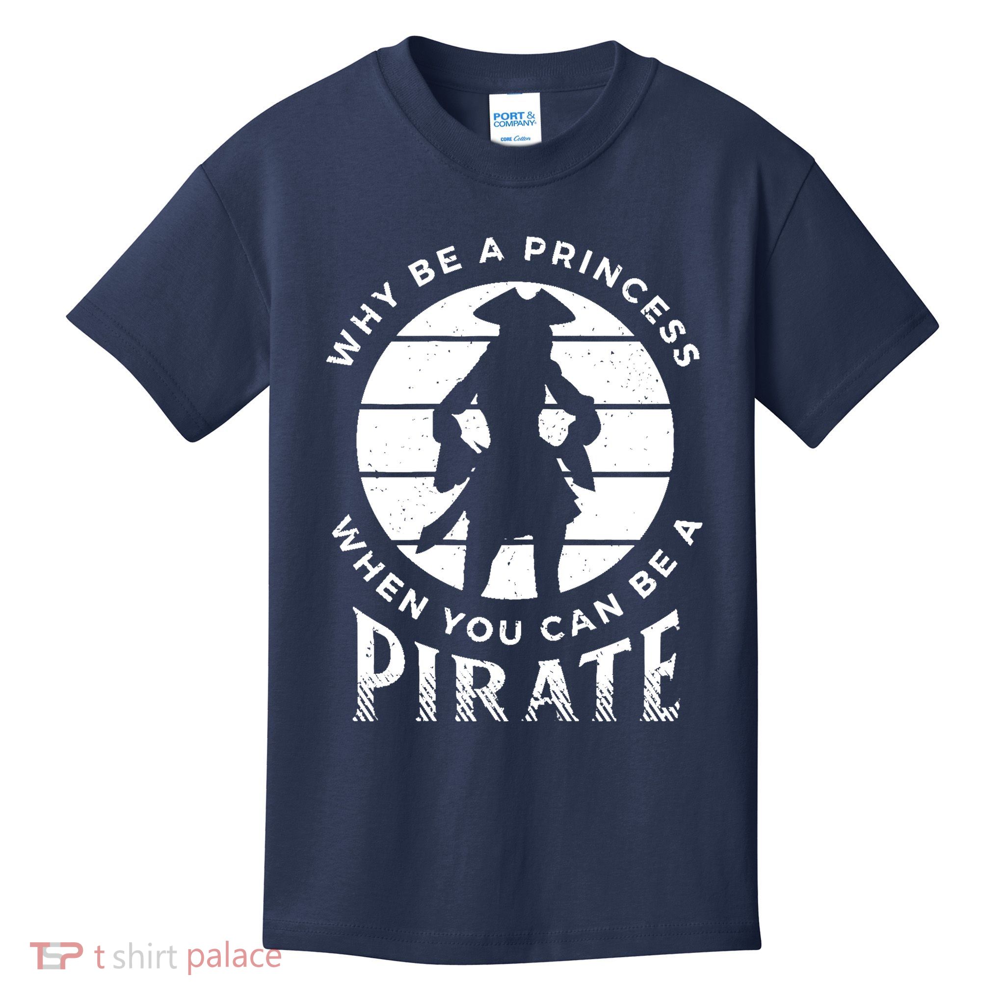 Funny Pirate Freebooter Buccaneer Caribbean Adventure Kids T-Shirt