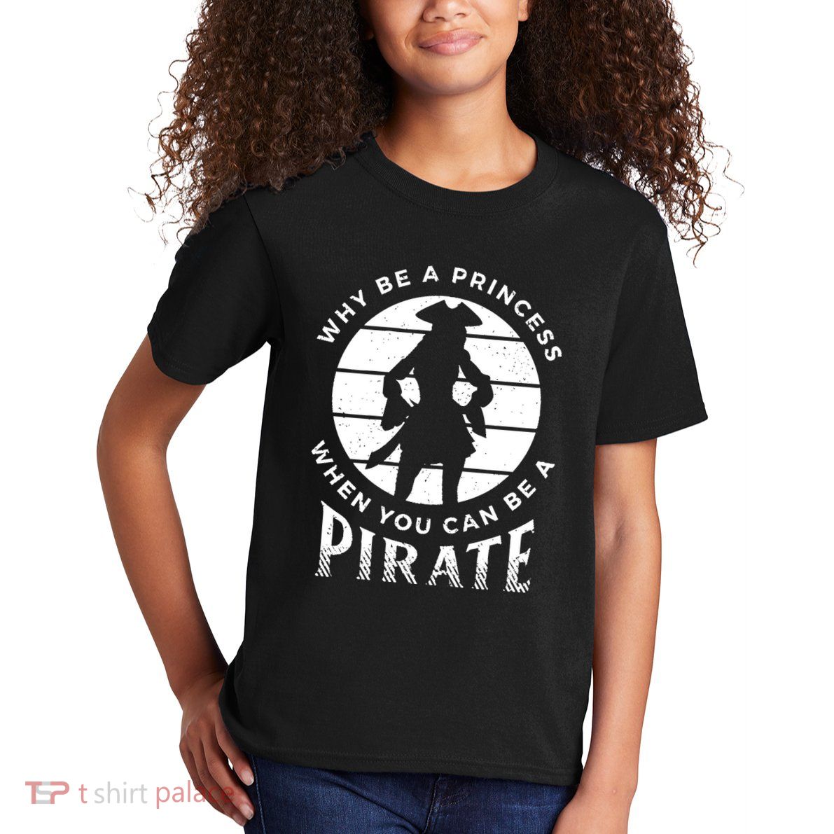 Funny Pirate Freebooter Buccaneer Caribbean Adventure Kids T-Shirt