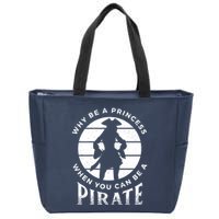 Funny Pirate Freebooter Buccaneer Caribbean Adventure Zip Tote Bag
