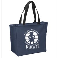 Funny Pirate Freebooter Buccaneer Caribbean Adventure Zip Tote Bag